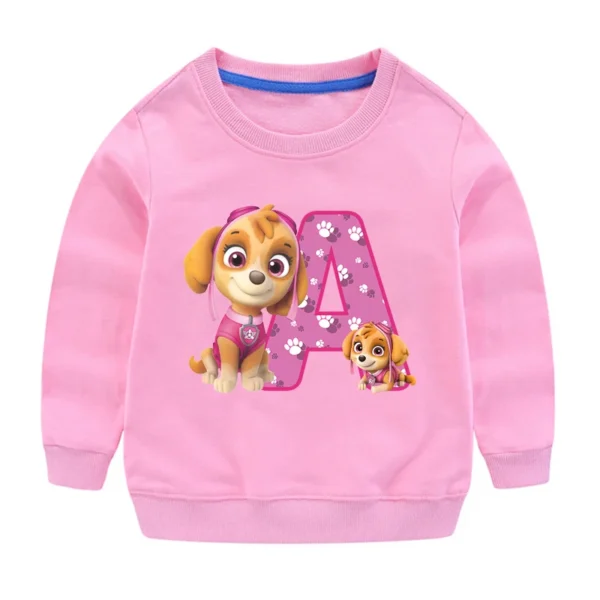 PAW Patrols Kids Anime Cute Sweatshirt Skye Girls Cartoon Casual Tops Children Round Neck Pullover Sweater Autumn Clothing Gifts - Image 11
