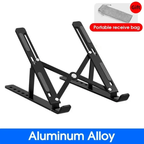 Foldable Laptop Stand Adjustable Portable Notebook Bracket Support Base Aluminum Alloy Holder For Macbook Laptop PC Accessories - Image 8