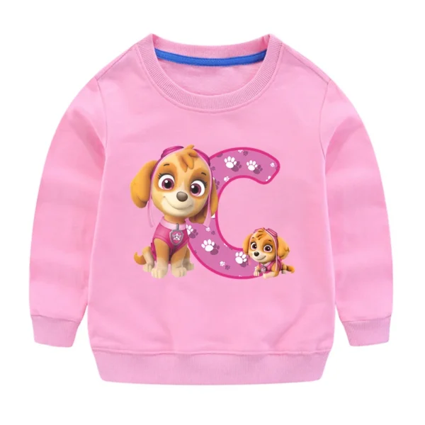PAW Patrols Kids Anime Cute Sweatshirt Skye Girls Cartoon Casual Tops Children Round Neck Pullover Sweater Autumn Clothing Gifts - Image 31
