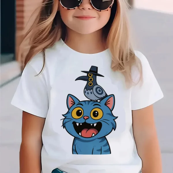 KPop Demon Hunters Kids Clothes 2025 Hot Anime T-shirt Harajuku Girls Casual Shirt Gift Fashion Movie Toddler T Shirts - Image 20
