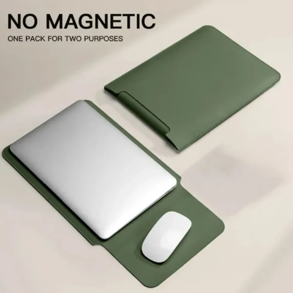 Multiple Sizes Laptop Sleeve Case Ultra Thin PU Leather Cover Shockproof Notebook Bag Protective Pouch for HP/Dell/Surface - Image 2