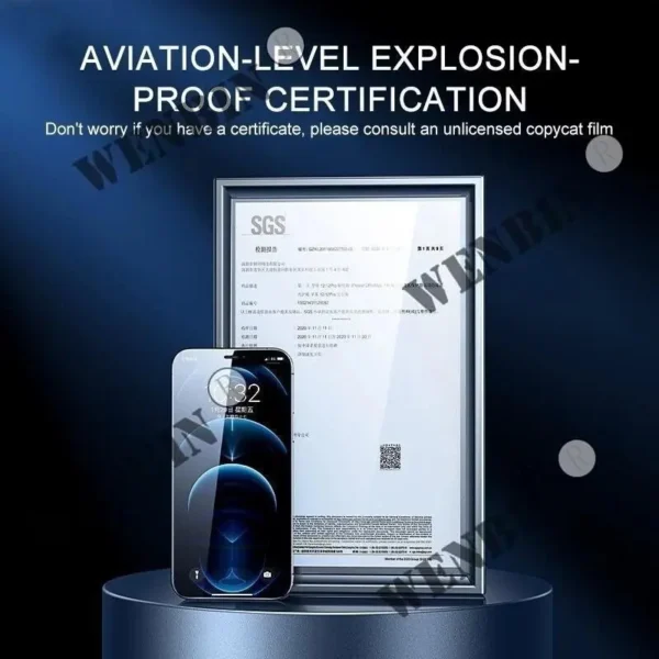 3 Pcs Tempered Glass For iPhone 17 16 15 14 Pro Max Plus Mini 8 7 Plus SE Full Cover Screen Protector - Image 2