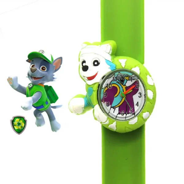 Paw Patrol Children's Watches Anime Figure Chase Skye Marshall Pat Patrol Analog Digital electronic pop bracelet Kids toy watch - Image 7