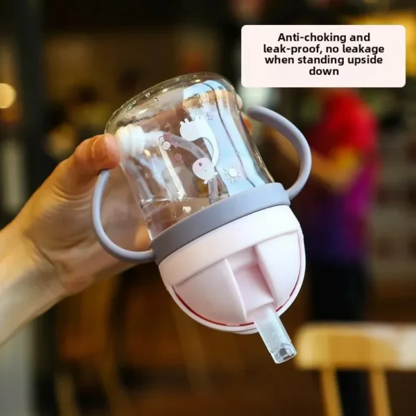 Children's Straw Cup Baby Drinking Learning Cup Special Infant Suction Ball Water Cup Nursery Baby Feeding Supplies - Image 3