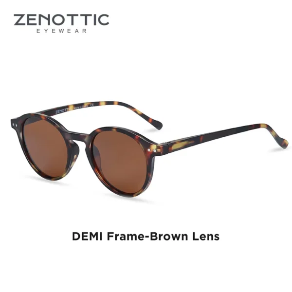 ZENOTTIC Retro Polarized Sunglasses 2023 2024 Men Women Vintage Small Round Frame Sun Glasses Polarized Lens UV400 Goggles Shade - Image 35