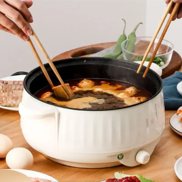 220V Multi Cookers Single/Double Layer Electric Pot 1-2 People Household Non-stick Pan Hot Pot Rice Cooker Cooking Appliances - Image 5