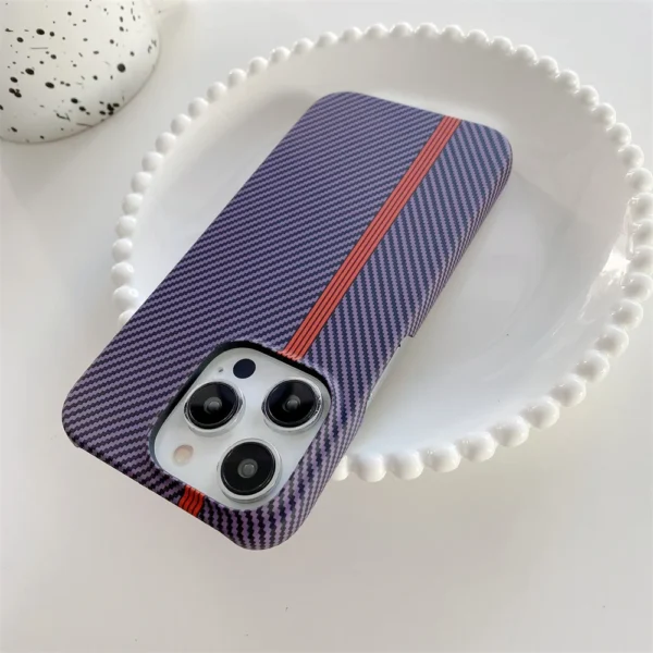 Luxury Carbon Fiber Pattern Cooling Case for iPhone 16 15 14 Plus 13 12 11 Pro Max Mini Shockproof Ultra Thin PC Shell Capa - Image 10