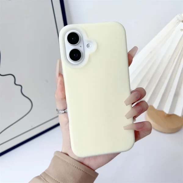 Original Liquid Silicone Matte Jelly Bumper Case For iPhone 16 15 14 13 12 11 Pro Max Plus Shockproof Candy Matte Armor Cover - Image 7