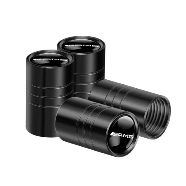 4PCS Car Wheel Tire Valve Caps Covers Accessories For Mercedes Benz AMG GLC GLB GLE CLA CLK W206 W204 W205 W212 W213 W169 W176 - Image 9