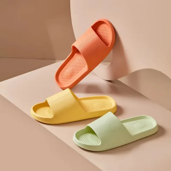 Summer Couple Slippers for Women and Men Indoor Outdoor EVA Anti Slip House Shoes Bathroom Comfortable Sandals Anti Odor