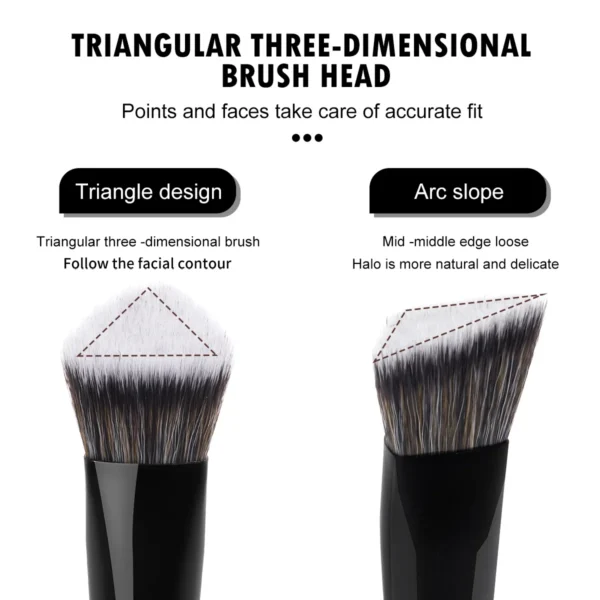 MAANGE 12pcs Makeup Brush Set Premium Synthetic Hair Includ Powder Foundation Concealer Eyeshadow Blending Brush Cosmetics Tools - Image 5