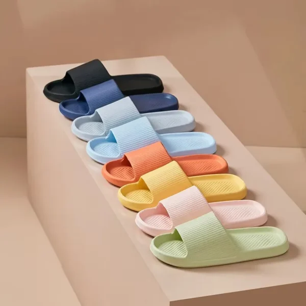 Summer Couple Slippers for Women and Men Indoor Outdoor EVA Anti Slip House Shoes Bathroom Comfortable Sandals Anti Odor - Image 4