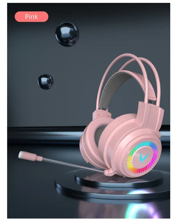 G58 G60 Gaming Headset 7.1 Stereo SVirtual Surround Bass Earphone Headphone with Mic LED Light for Computer PC Gamer Foldable - Image 8