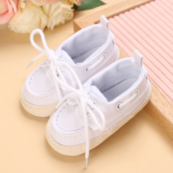 Newborn Baby Prewalker Girls Boys Casual Shoes Leather Non-Slip Soft-Sole Infant Toddler First Walkers 0-18M Baptism - Image 30