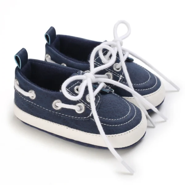 Newborn Baby Prewalker Girls Boys Casual Shoes Leather Non-Slip Soft-Sole Infant Toddler First Walkers 0-18M Baptism - Image 11