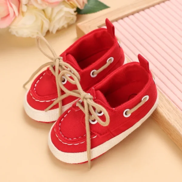 Newborn Baby Prewalker Girls Boys Casual Shoes Leather Non-Slip Soft-Sole Infant Toddler First Walkers 0-18M Baptism - Image 22