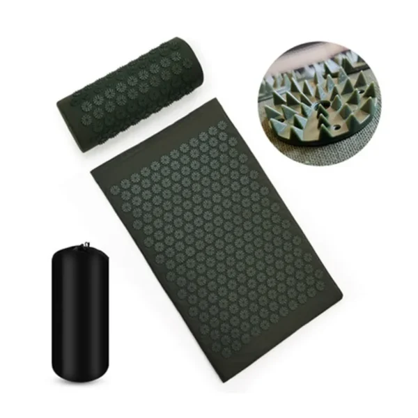 Non-Slip Massager Cushion acupressure Massage Yoga Mat Sets Spike Fitness Pilates Relieve Stress Back Pain Applicator kuznetsov - Image 11