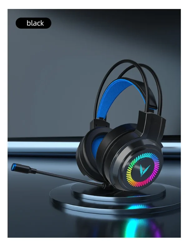 G58 G60 Gaming Headset 7.1 Stereo SVirtual Surround Bass Earphone Headphone with Mic LED Light for Computer PC Gamer Foldable - Image 9