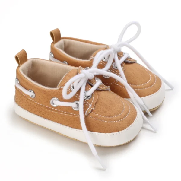 Newborn Baby Prewalker Girls Boys Casual Shoes Leather Non-Slip Soft-Sole Infant Toddler First Walkers 0-18M Baptism - Image 26