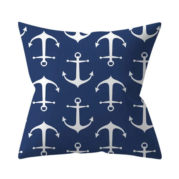 Navy Blue Mandala Nordic Geometric Pillowcase 45x45 Cushion Cover Decorative Pillow Sofa  Home Decor Polyester - Image 9
