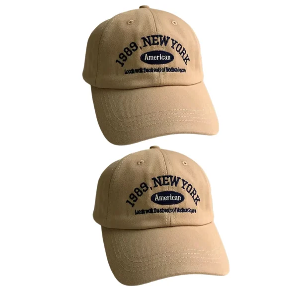 Korean Retro Baseball Hat Women's Autumn Winter Versatile Ins Street Letter Embroidered Caps Summer Couple Men Official Website - Image 7