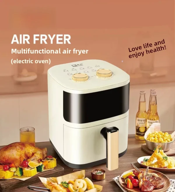 New Camel Air Fryer Large Capacity Smokeless Automatic Home Use Potato Chip Maker Electric Deep Fryer without Oil - Image 7