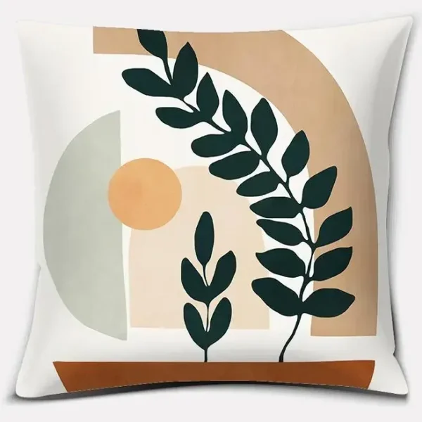 2023 Brown Green Abstract Series Pillow Gift Home Office Decoration  Bedroom Sofa Car Cushion Cover case 45x45 - Image 17