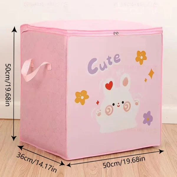 Cube Folding Toys Storage Box Kids Toys Organizer Box Felt Cloth Fabric Storage Basket For Cartoon Animal Nursery Toy Bins Home - Image 7
