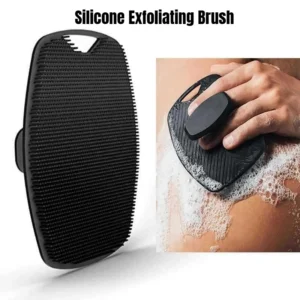 Silicone Exfoliating Brush for Face and Body No Slip Handle Deep Cleansing Massage Tool for Women Men Bathroom Accessories