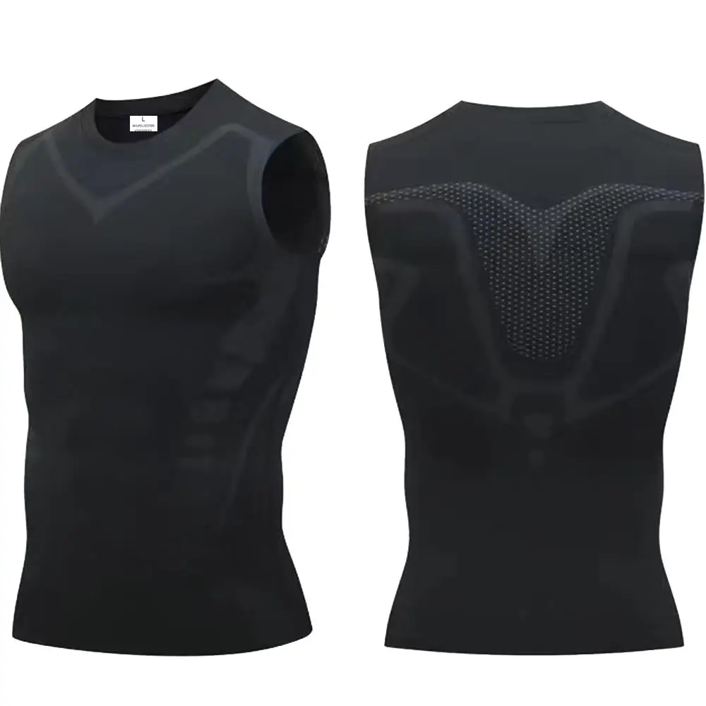 Men Quick Dry Running T-Shirts Compression Vest Sleeveless Quick-Drying Jersey Training Shirt Gym Mens Tank Top 11 Men Quick Dry Running T-Shirts Compression Vest Sleeveless Quick-Drying Jersey Training Shirt Gym Mens Tank Top - Image 11