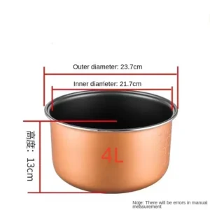 Rice Cooker Inner Bowl for Redmond RMC-250 RB-C422Rice Cooker Replacement Inner Pot