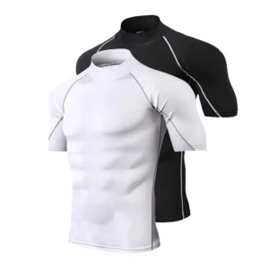 Compression T-Shirt Men Bodybuilding Sportswear Short Sleeve Quick Dry Workout Shirts Sport Tops Tee Gym Running T-shirt Men