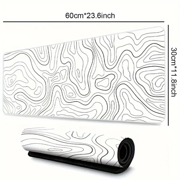1PC Large Mouse Pads For Desk, Gaming Mouse Pad, Mouse Pad with Stitched Edges and Non-Slip Rubber Base, Extended Mouse Pad - Image 9