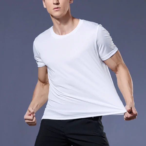 Running Shirts Soccer Shirts Men's Jersey Sportswear Mens Jogging T-Shirts Quick Dry Compression Sport T-Shirt Fitness Gym - Image 6