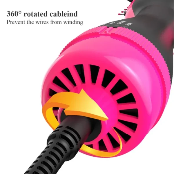 Hot Air Brush Comb Women's Hair Brush Professional Hairdryer Hairbrush Travel Blow Dryer Comb Hair Dryer Brush Electric Comb - Image 5