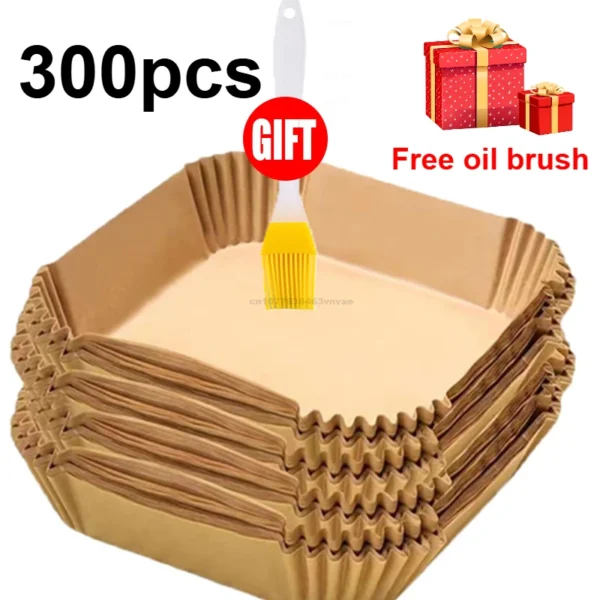 20cm Air Fryer Paper Liner Pastry Accessories Airfryer Cooking Baking Paper Tool Aerogrill Parchment Oven Disposable Dishes - Image 9