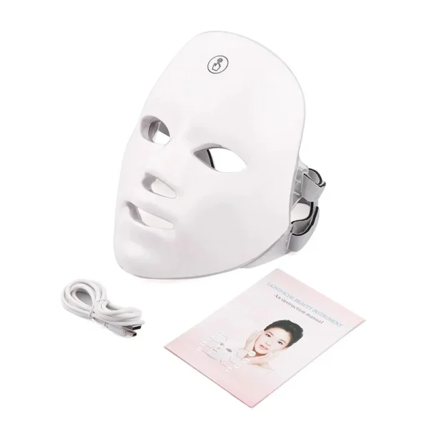 7 Color Wireless Light Therapy Mask Anti-aging Acne Spot Scar Removal Smooth Wrinkles Facial Beauty Daily Skin Care Led Mask - Image 7