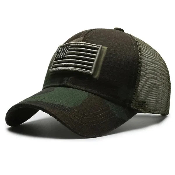 Spring And Summer New Mesh Breathable Personality Sticker Embroidery Women's Baseball Cap Mesh Hat Men's Outdoor Sunscreen Cap - Image 5