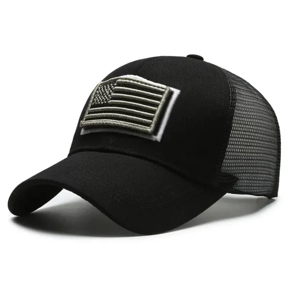 Spring And Summer New Mesh Breathable Personality Sticker Embroidery Women's Baseball Cap Mesh Hat Men's Outdoor Sunscreen Cap - Image 2