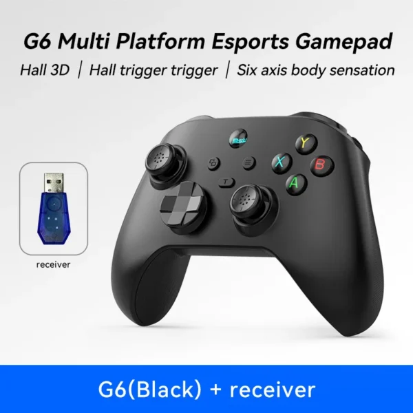 G6 Mobile Game Controller For Switch/IOS/Andriod/PC Support Streaming media/cloud Game Mobile Phone GamePad Hall effect joystick - Image 9