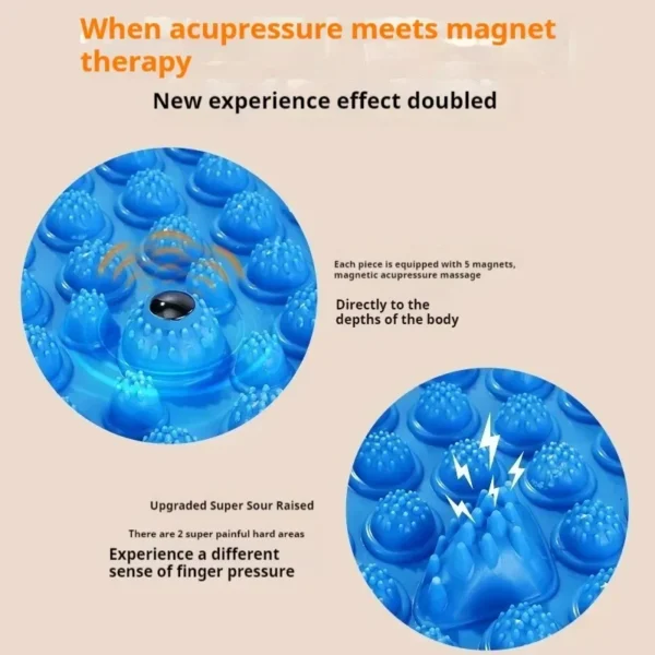 Foot Massage Acupressure Mat Muscle Relaxation Acupuncture Mat Home Fitness Equipment Pilates Yoga Accessories Foot Training - Image 4