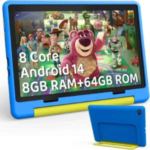 URAO 10 Inch Cartoon Pattern Kids Tablet Android Octa-Core 8GB RAM 64GB ROM Learning Education Games Tablets Children's Gifts