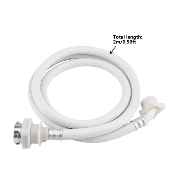 2m/3m Length Washing Machine Water Inlet Hose Washer Pipe Tube Connector PVC Hose White Color Long Length - Image 8