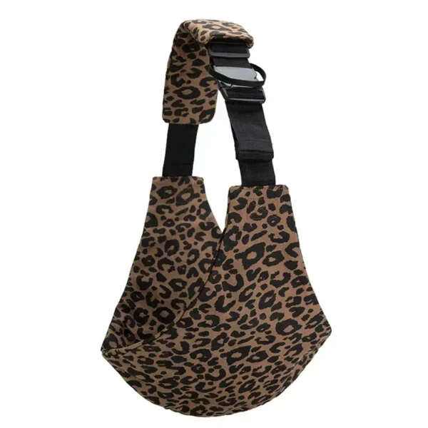 Baby Going Out Safety Carrier Simple Leopard Pattern Portable Front Hug Type Back Baby Out of The Baby Artifact Waist Stool Hot - Image 5