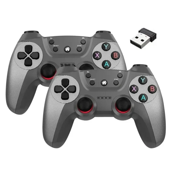 BOYHOM Wireless doubles game Controller For Linux/Android phone For Game Box Game stick PC Smart TV Box 2.4G gamepad Joystick - Image 3