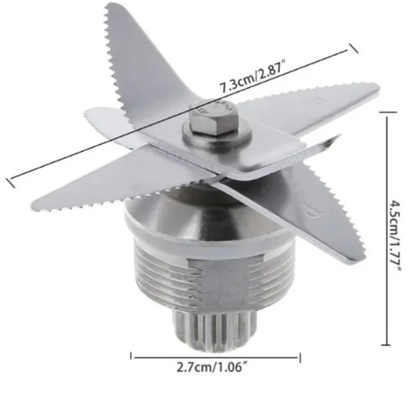 Blender Juicer Spare Parts Blade Knife Compatible with TWK TM 767 800 TWK Jtc 767 800 biolomix t5200 gastrorag b020b Kitchen Kit - Image 4