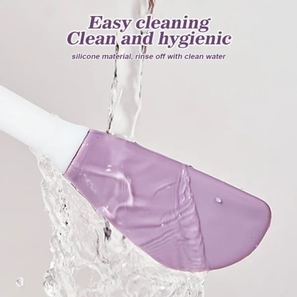 IMAGIC Silicone Facial Cleansing & Mask Brush 2 In1 Facial Skin Care Scrub Exfoliator Scrub Pore Blackhead Deep Cleaning Tools - Image 3