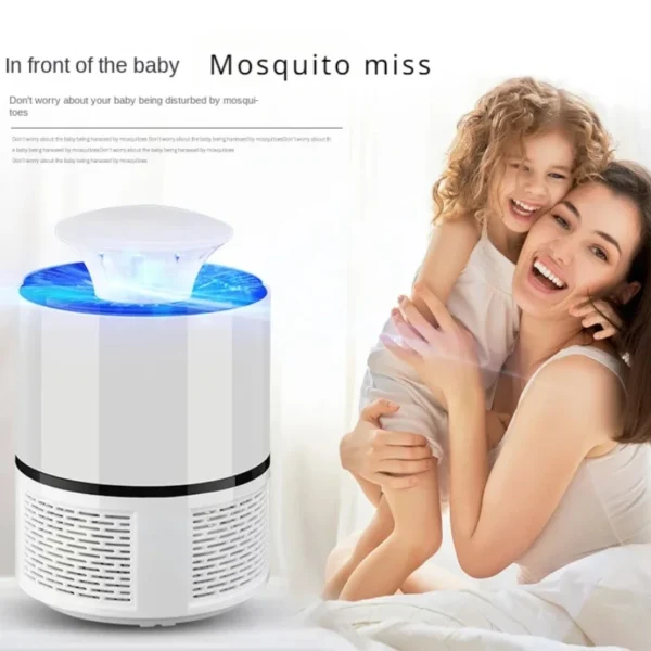 Fotocatalisador Mosquito Killing Lamp Tipo de Sucção Doméstica, Mozzie Killer, Insetos Mudos Pegando Luz - Image 2