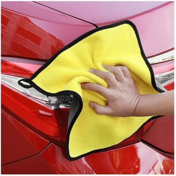 3/10/40Pcs Microfiber Car Cleaning Towel Thicken Soft Drying Cloth Car Body Washing Towels Double Layer Clean Rags Detailing - Image 3