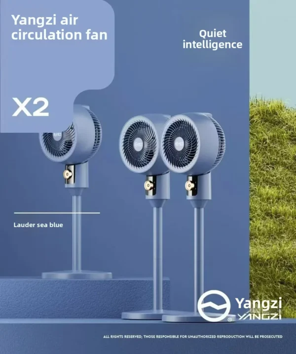 New Model Quiet Standing Floor Fan with Remote Control Air Circulation Fan for Home Use And Dormitory Use - Image 7